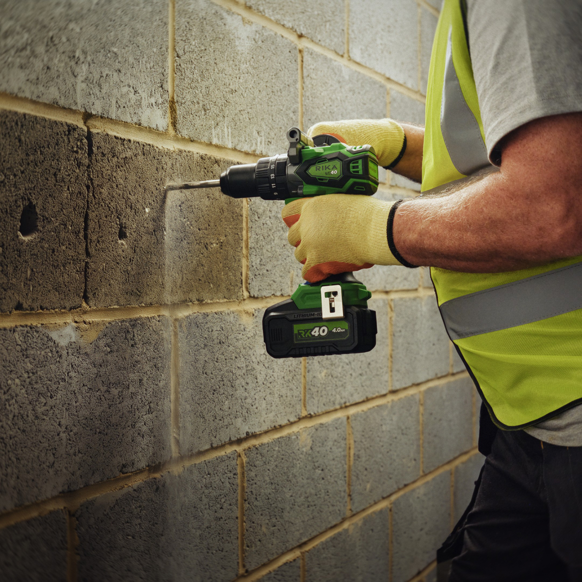 Rikä RK40 40V Cordless Combi Drill | 150Nm | Brushless Motor | Body Only